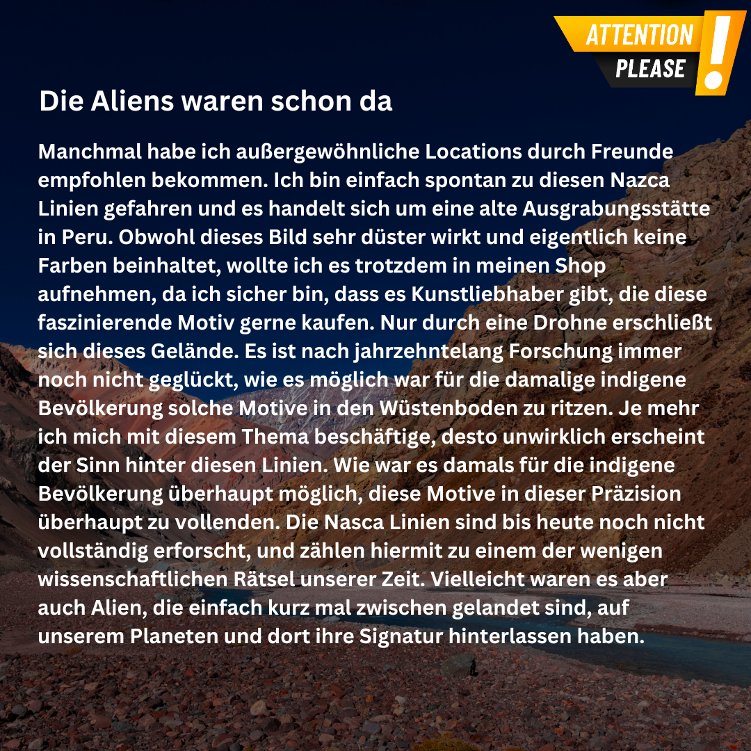Leinwand - Die farbigen Berge