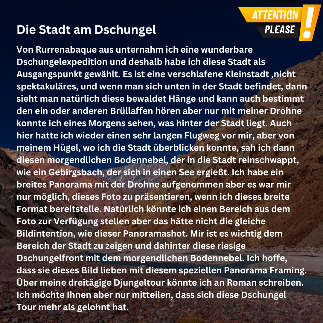 Aluminiumdruck - Die Stadt am Dschungel