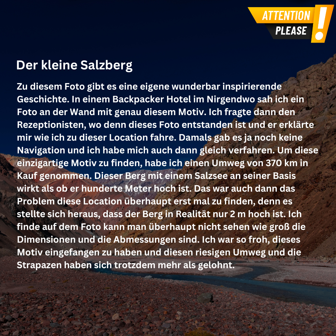 Acryldruck - Der kleine Salzberg