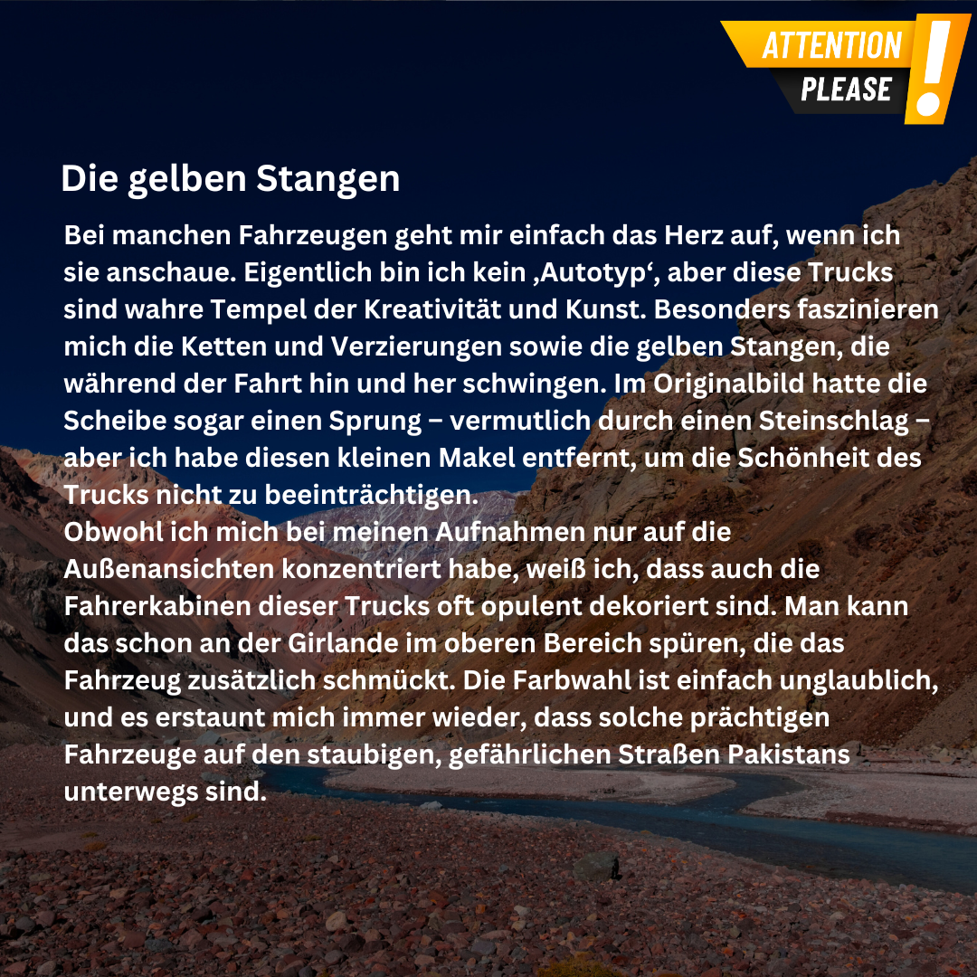 Acryldruck - Die gelben Stangen