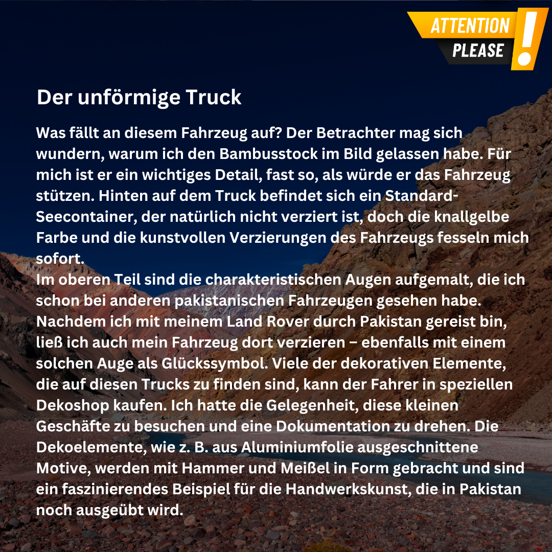 Acryldruck - Der unförmige Truck