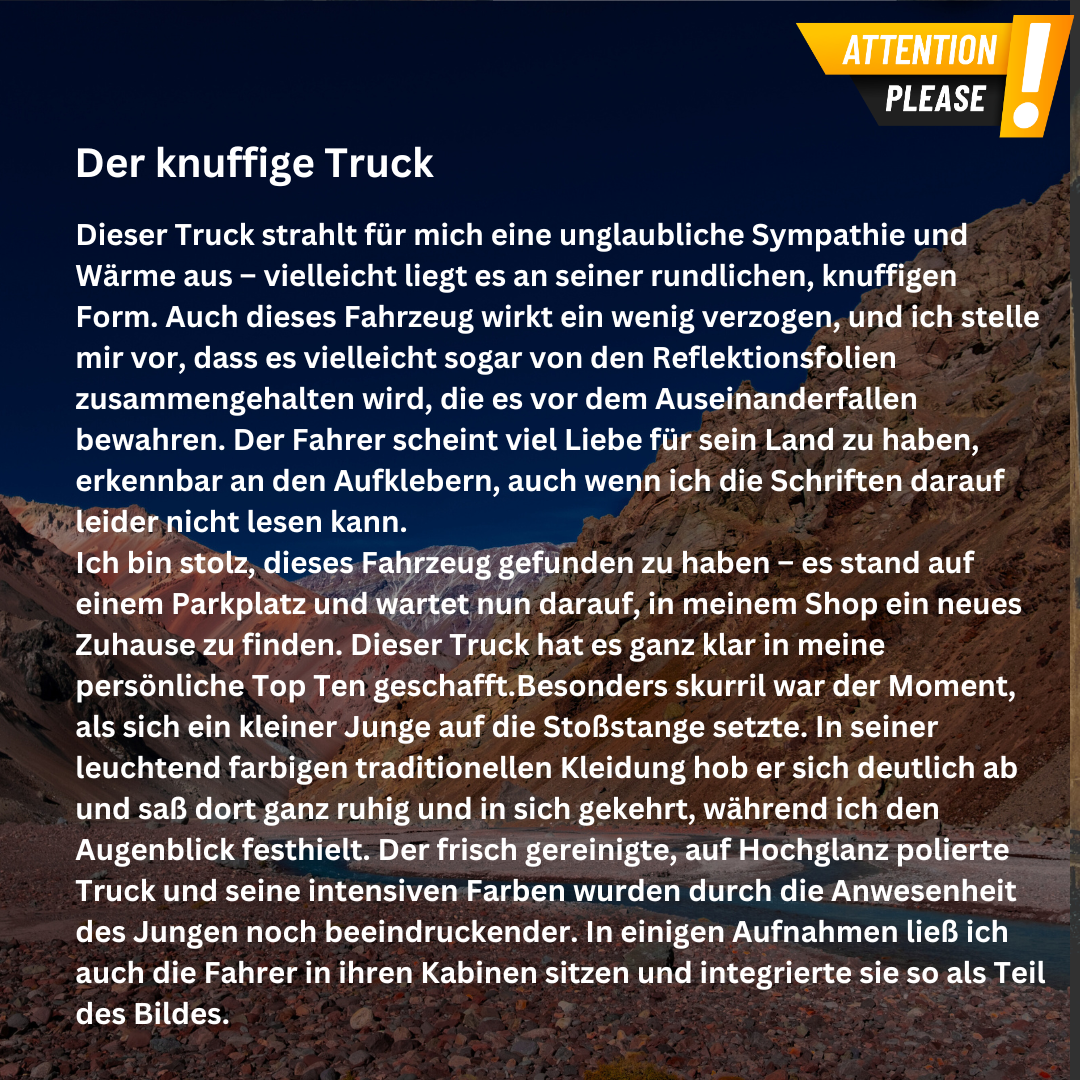 Acryldruck - Der knuffige Truck