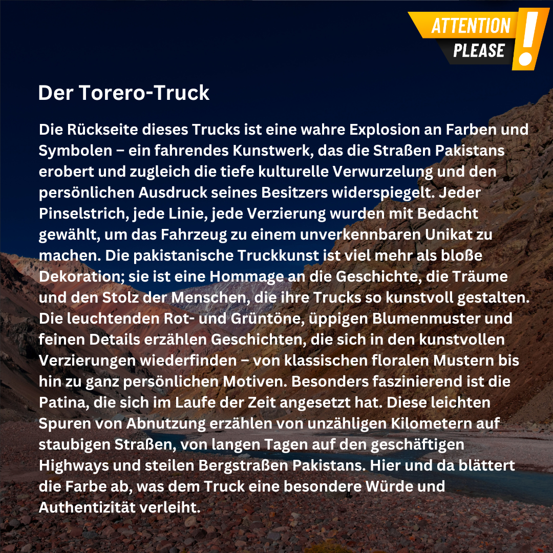 Acryldruck - Der Torero-Truck
