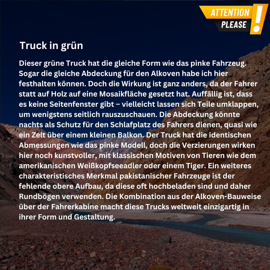 Aluminiumdruck- Truck in grün
