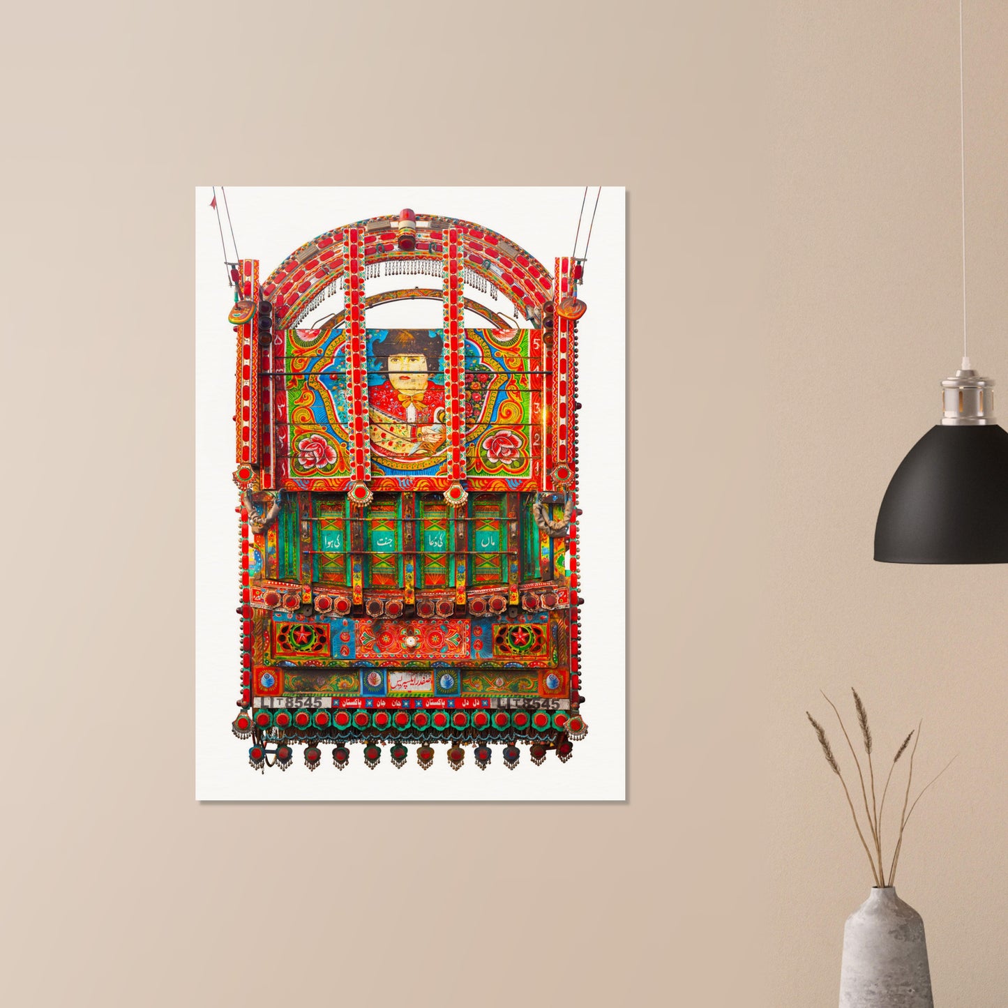 Poster aus mattem Papier in Museumsqualität - Der Torero-Truck