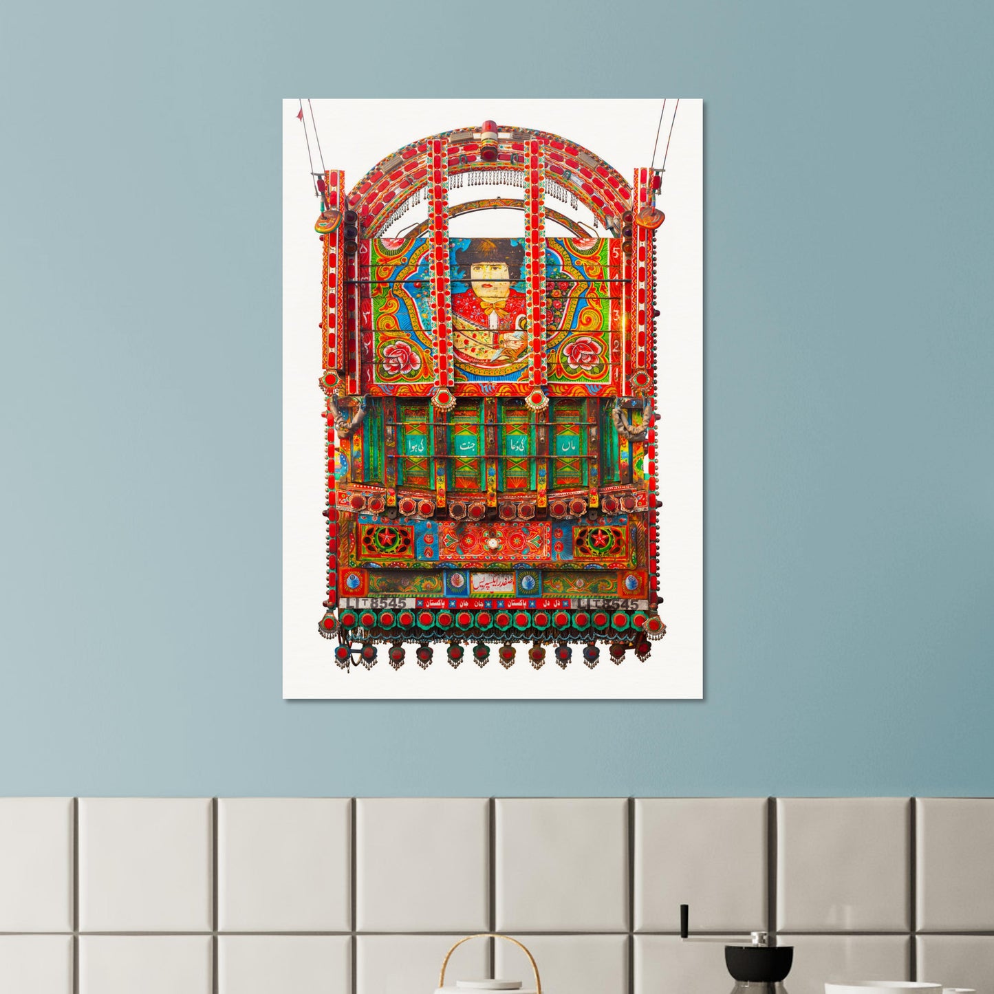 Poster aus mattem Papier in Museumsqualität - Der Torero-Truck