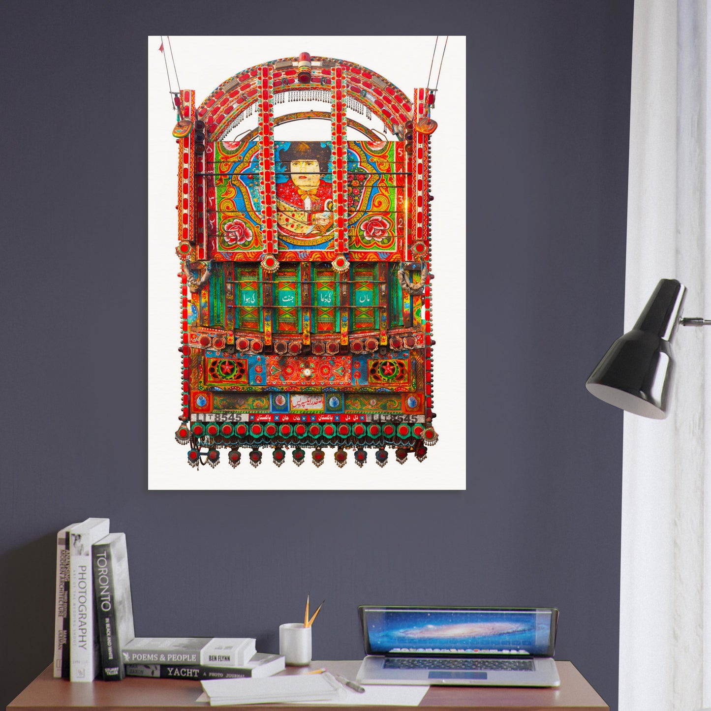 Poster aus mattem Papier in Museumsqualität - Der Torero-Truck