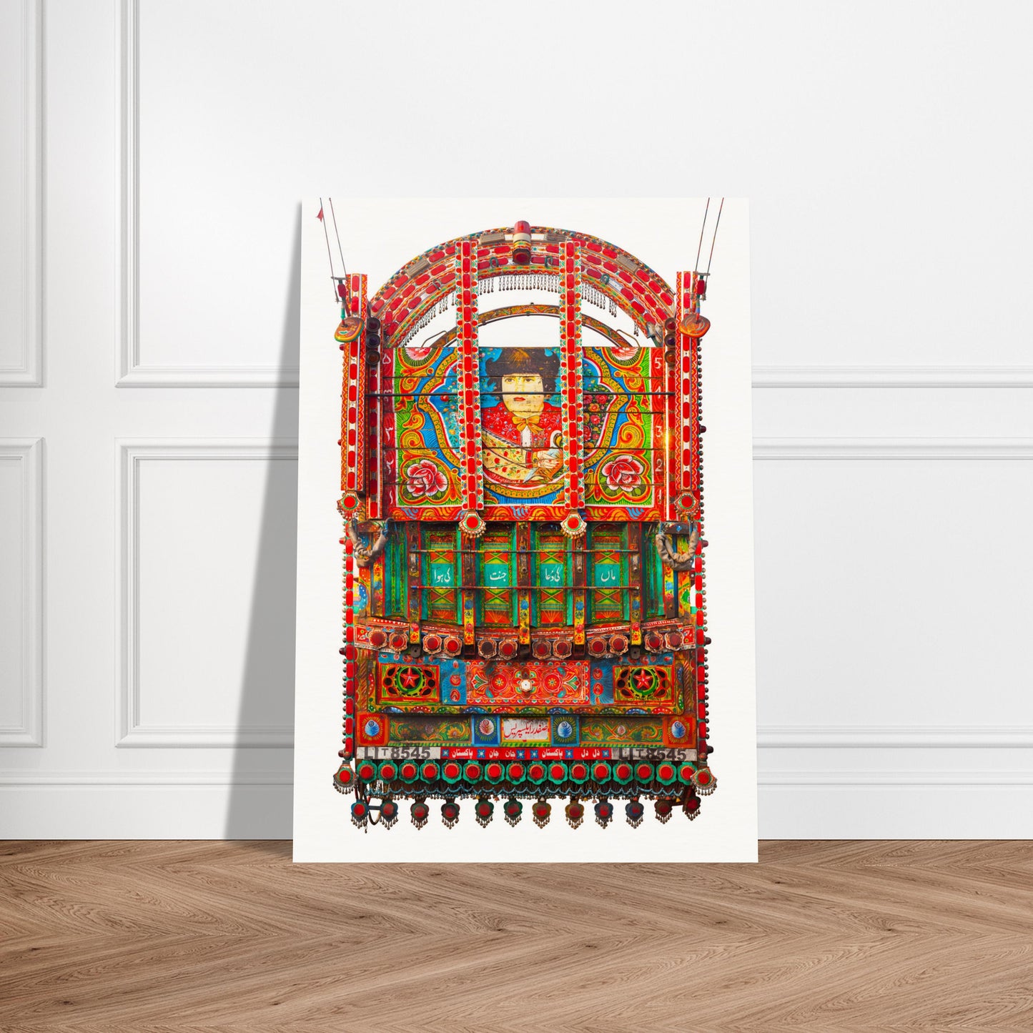 Poster aus mattem Papier in Museumsqualität - Der Torero-Truck